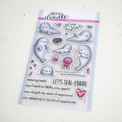 Heffy Doodle Clear Stamps - Sealy Friends